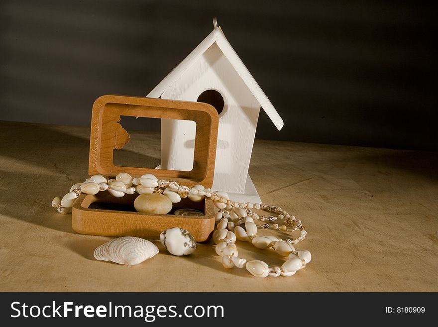 Bird House And Decore