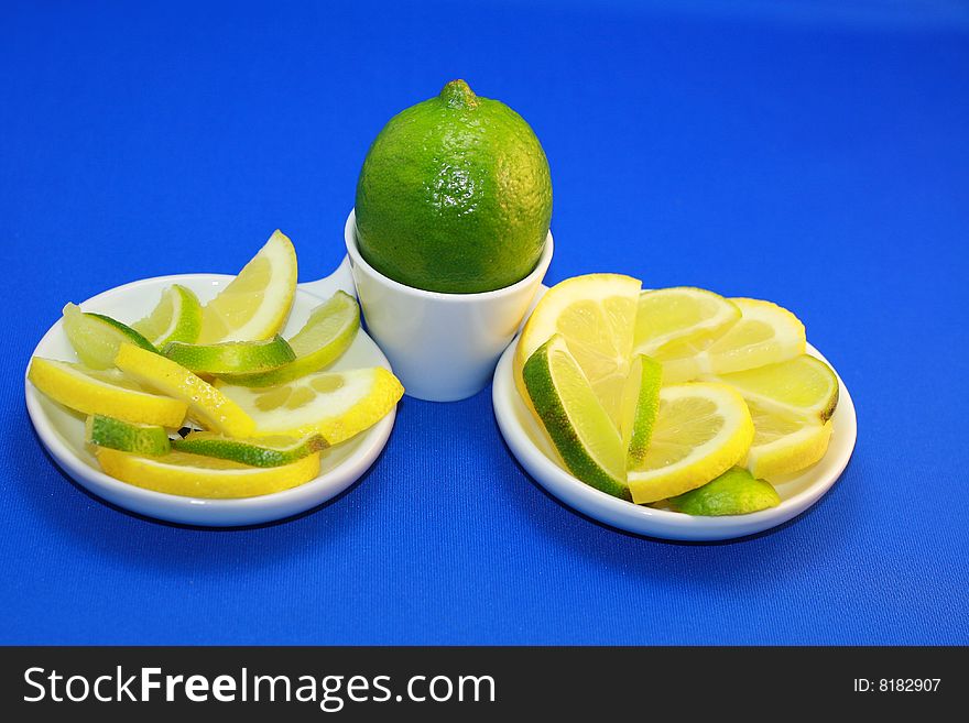 Preparation of green and yellow lemon