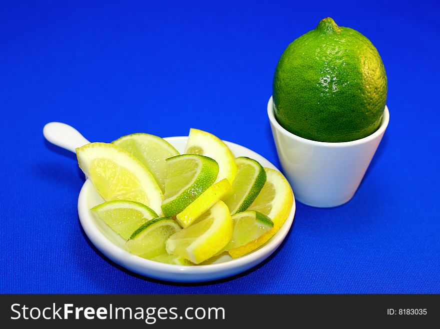 Preparation of green and yellow lemon
