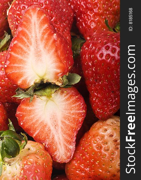 A closeup of fresh red strawberry. Color mode in adobe RGB 1998.
It looks much pretty in photoshop than this preview.