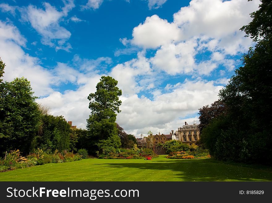 Clare College Gardens Cambridge University