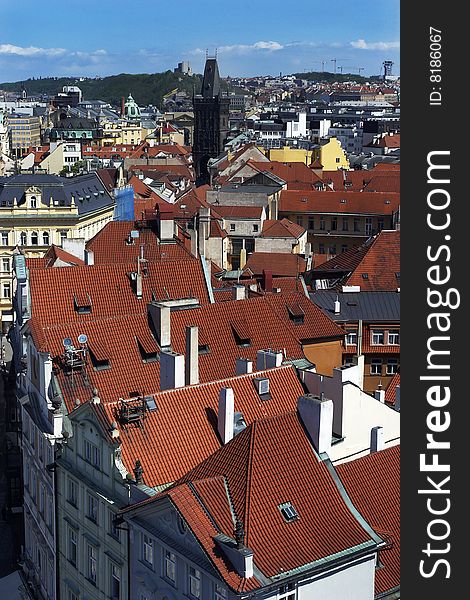 Prague's roofs