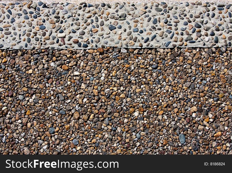 Close up of stone wall