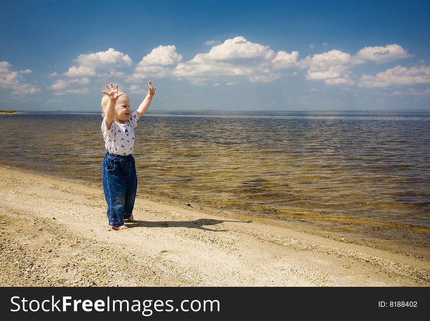 Child Near The River