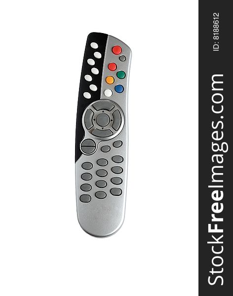 TV remote with empty buttons