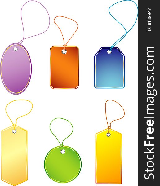 Vector tags for your design. Vector tags for your design
