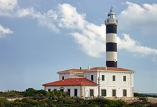 Sa Punta Lighthouse Royalty Free Stock Photos Sa Punta Lighthouse Royalty Free Stock Photos