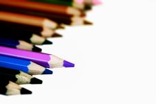 Coloring Pencils Isolated On White Royalty Free Stock Image Coloring Pencils Isolated On White Royalty Free Stock Image