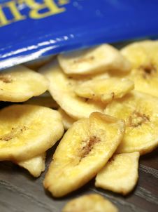 Healthy Banana Chips 2 Royalty Free Stock Images