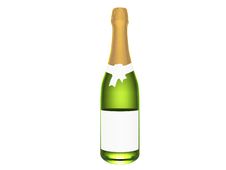 Champagne Or Wine Bottle Royalty Free Stock Photo Champagne Or Wine Bottle Royalty Free Stock Photo