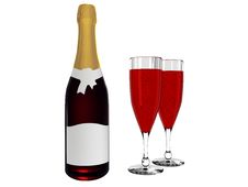 Champagne Or Wine Bottle Royalty Free Stock Photos Champagne Or Wine Bottle Royalty Free Stock Photos