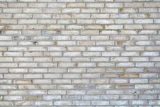 Yellow Brick Wall Of New Building Stock Photo