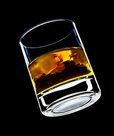 Glass Of Whiskey And Ice Stock Photos Glass Of Whiskey And Ice Stock Photos