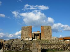 Buildings Of An Ancient Roman City Pompeii Royalty Free Stock Images Buildings Of An Ancient Roman City Pompeii Royalty Free Stock Images