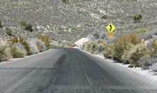 Desert Highway Stock Photography