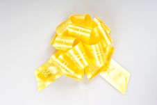 Yellow Bow Stock Image Yellow Bow Stock Image