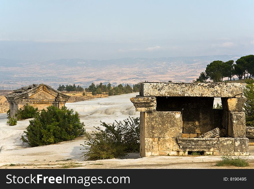 Ruins, Vault In Pamukkale