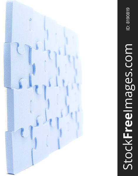 Abstract background blue element puzzle. Abstract background blue element puzzle