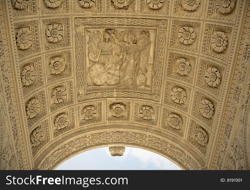 Arc de Triomphe du Carrousel. Details