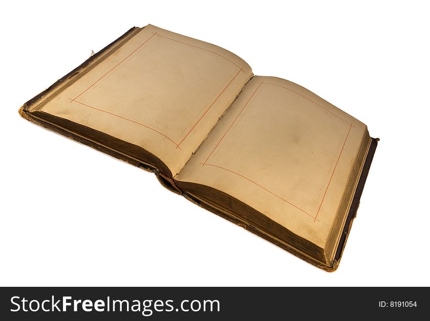 The Open Old Book With Empty Pages - Free Stock Images & Photos - 8191054 |  Stockfreeimages.Com