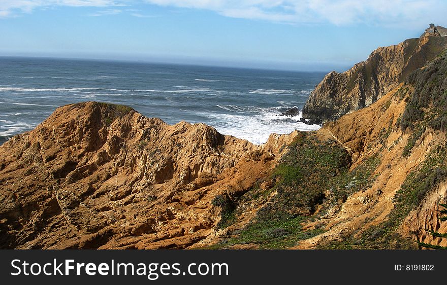 The spectacular Pacific coast of northern California. The spectacular Pacific coast of northern California.