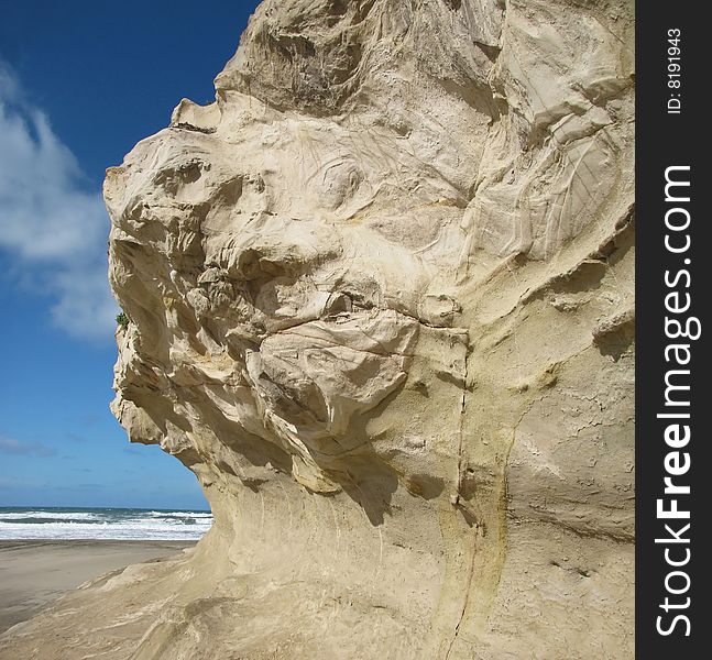 Weird Sand Cliff