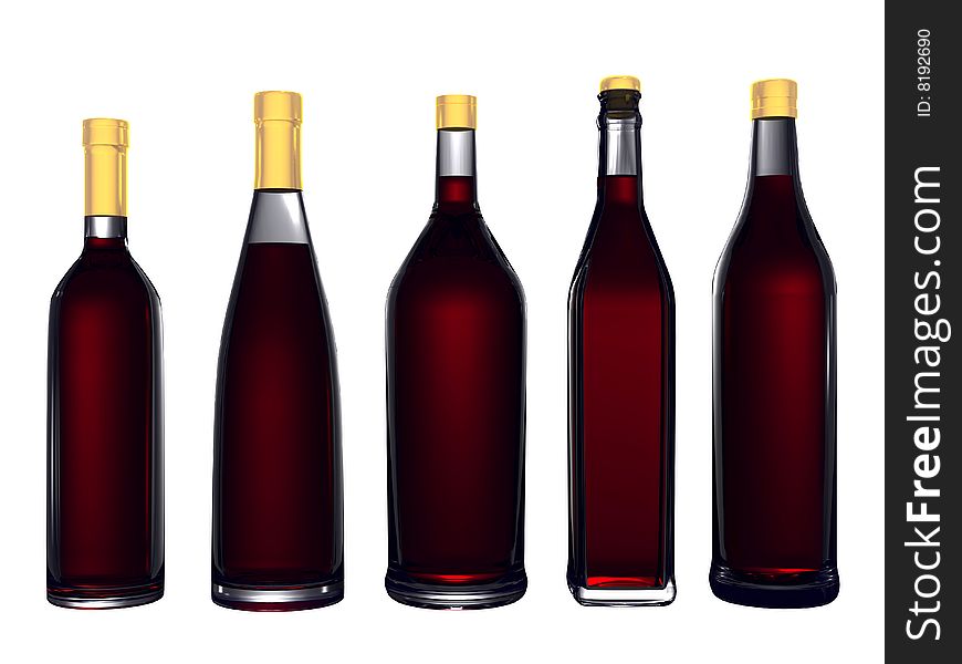 Wine bottles