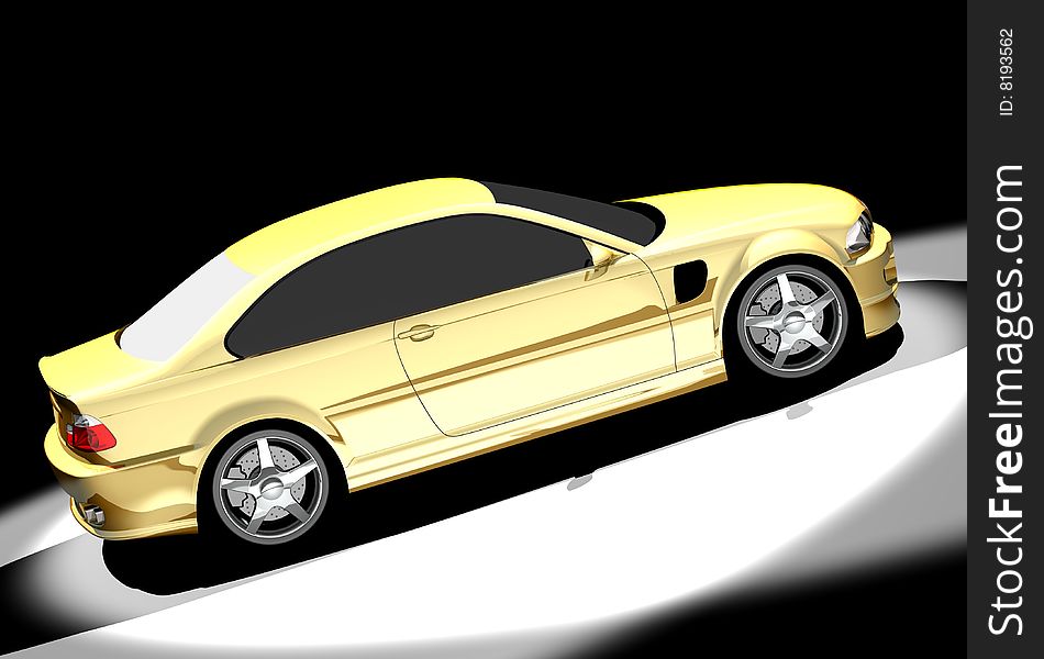 3D Image Of BMW M3