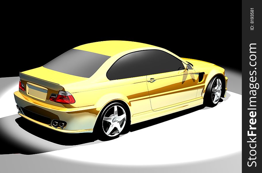 3D Image Of BMW M3