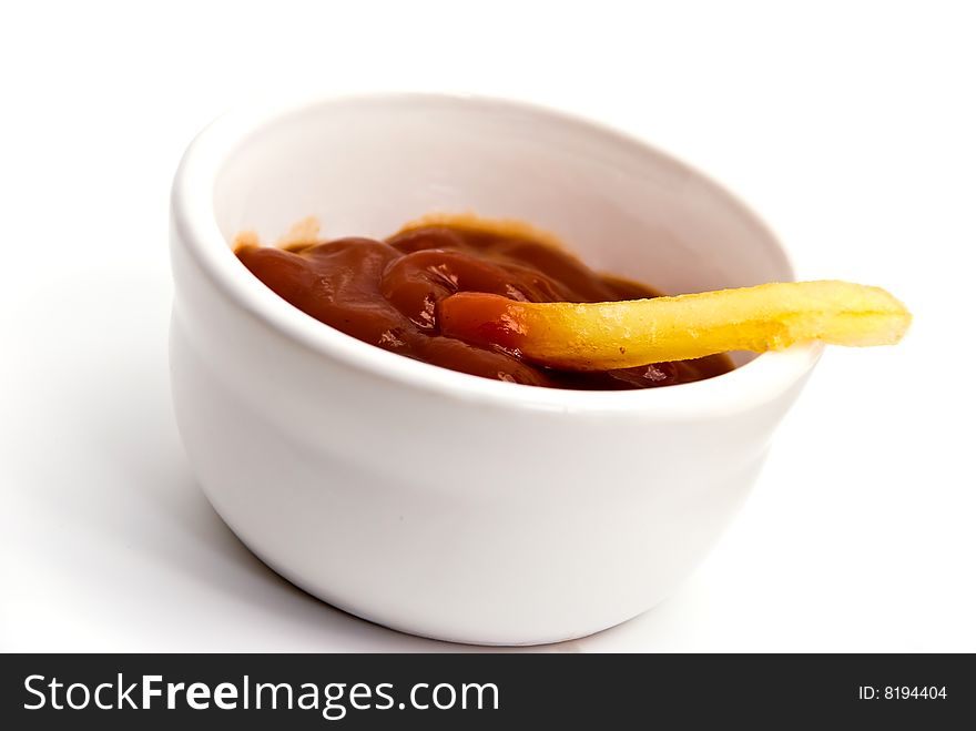 French Fries In The Ketchup