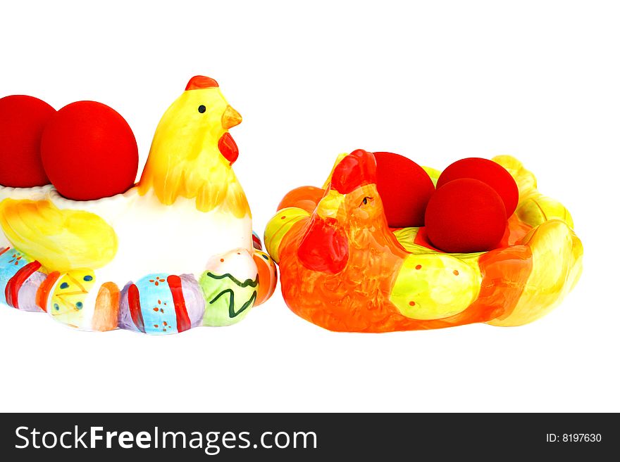 Easter Red Eggs