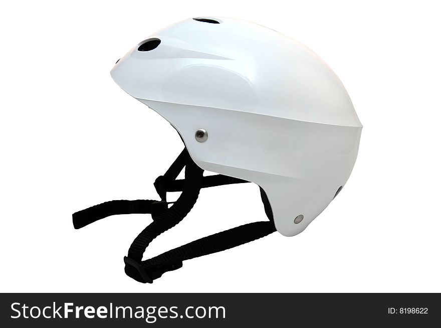 Free ride helmet on white. Free ride helmet on white