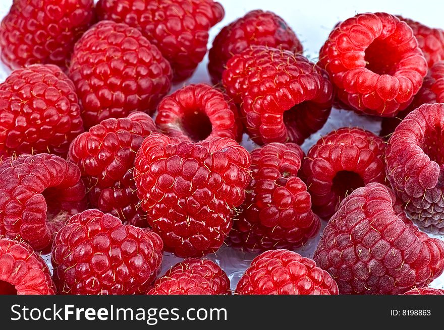 Fresh ripe tasty raspberry berries. Fresh ripe tasty raspberry berries.