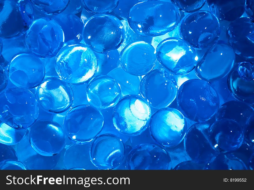 Abstract background from color silicone balls