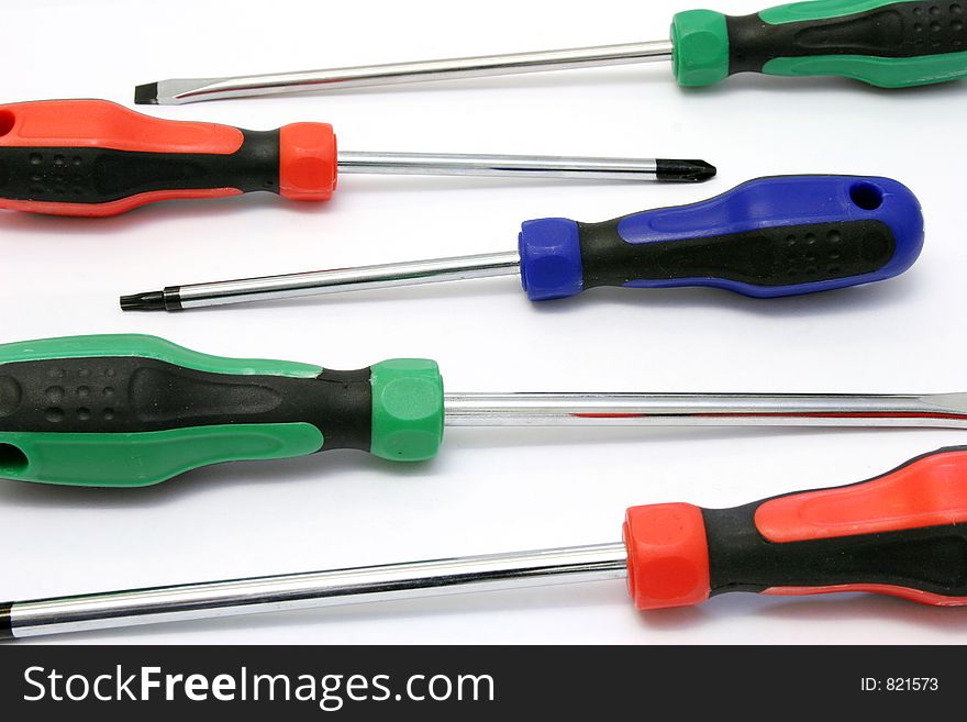 Colored screwdrivers