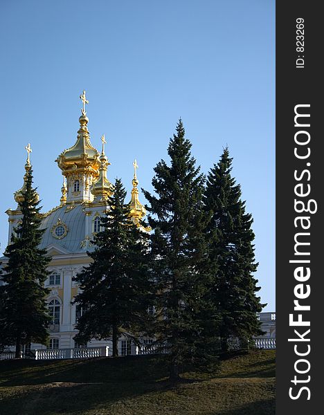 Peterhof parks and cathedral