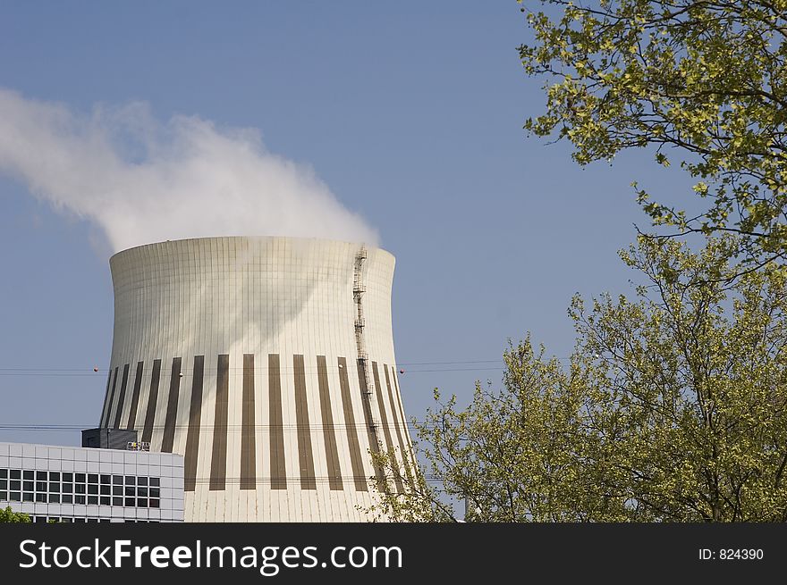 Cooling tower in berlin