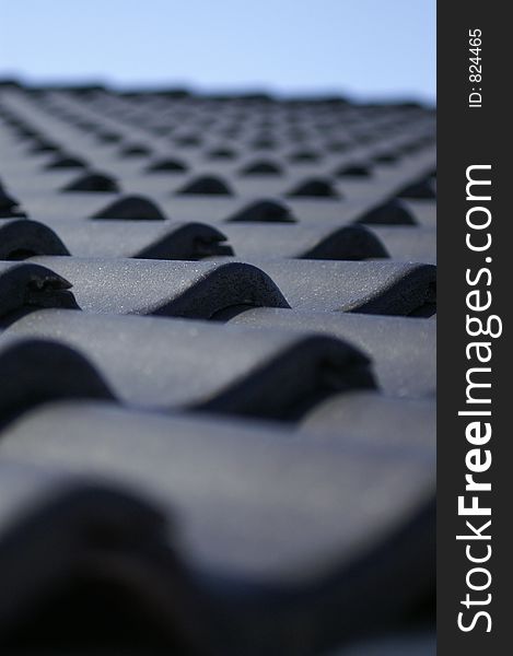 Closeup on rooftiles