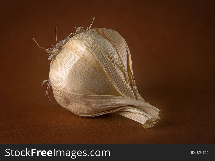 Dried Ornamental Garlic Bulb. Dried Ornamental Garlic Bulb