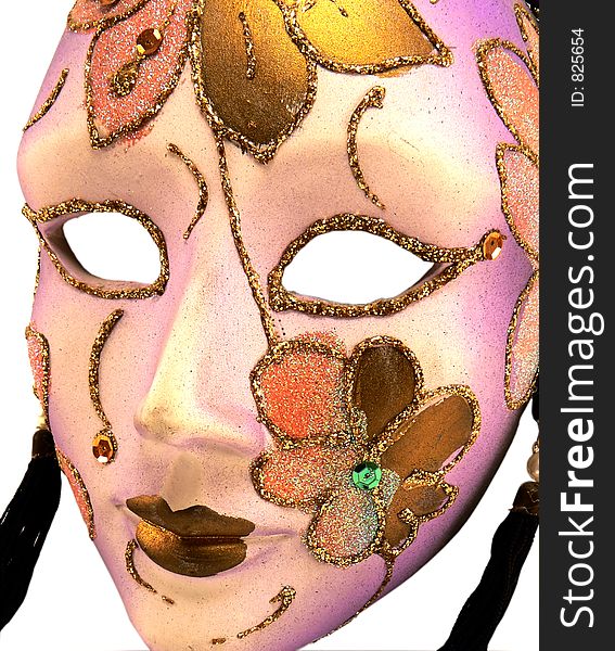 This is a colorful mask from Venice. That mean secret and beauty. This is a colorful mask from Venice. That mean secret and beauty