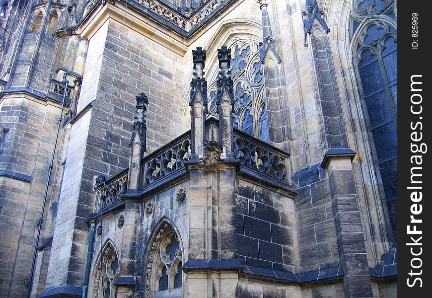 Prague Cathedral Elements Detail