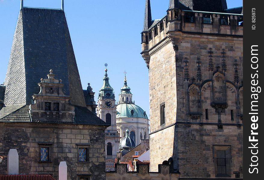 Prague Charles Bridge Detail