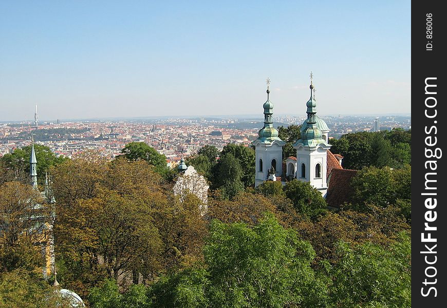 Prague Aerial View