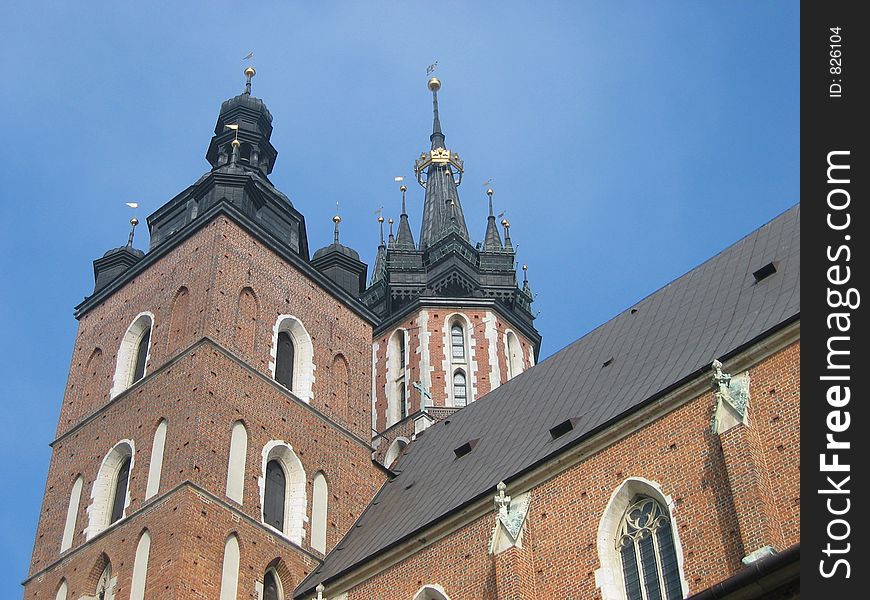 Krakow Poland Cathedral View