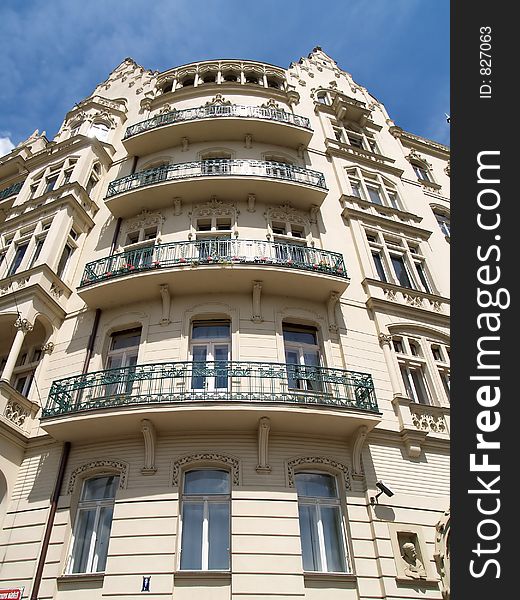 Classical building in Prague