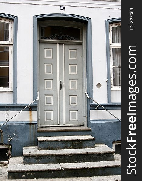 Door of old traditional house   in denmark. Door of old traditional house   in denmark