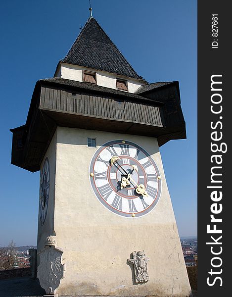 Old watch tower in Graz