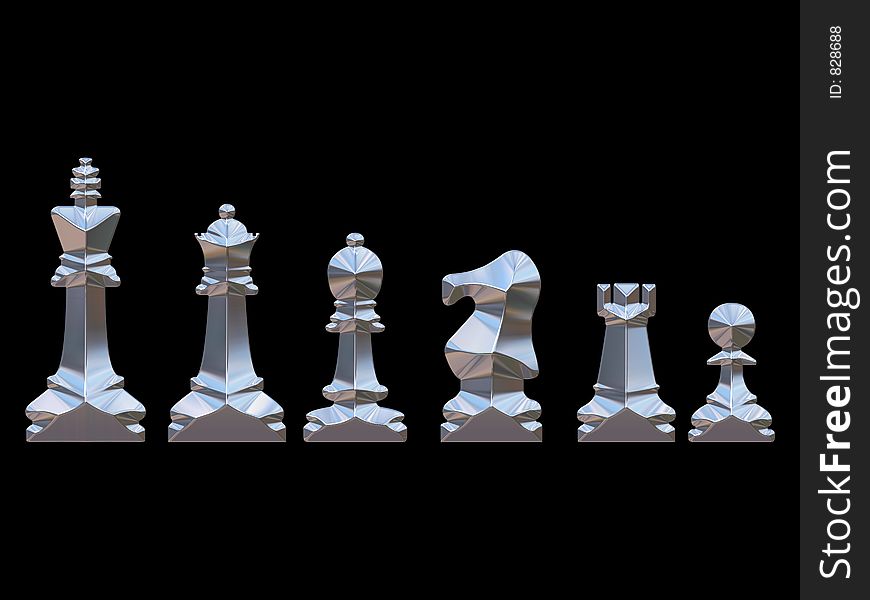 Silver Chess Set