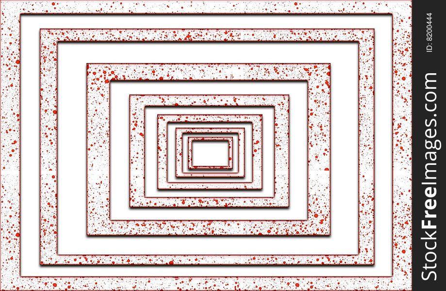 red rectangle on white background. red rectangle on white background