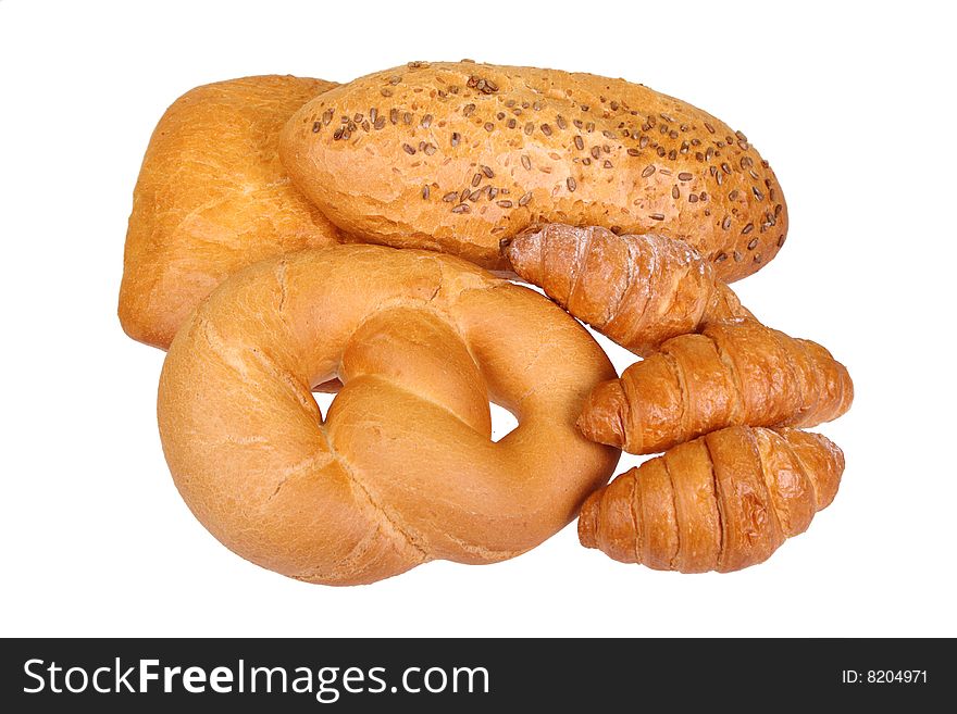 Bread  Isolated On A White